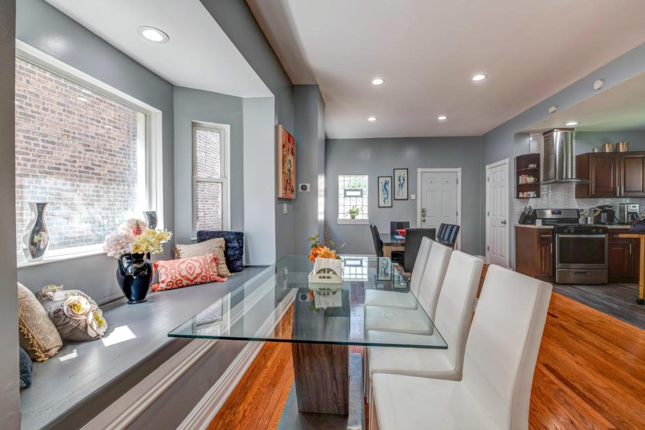 Spacious 5-Br House Near Transit W Parking Chicago Exterior foto